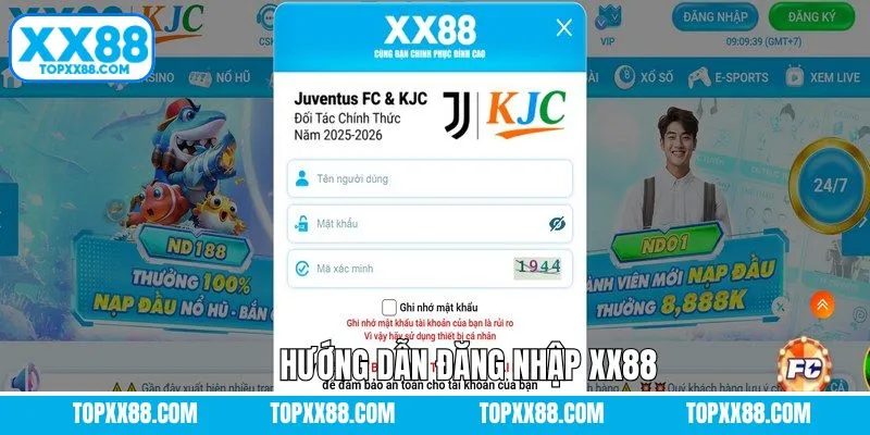Các bước đăng nhập tại nhà cái XX88 nhanh chóng